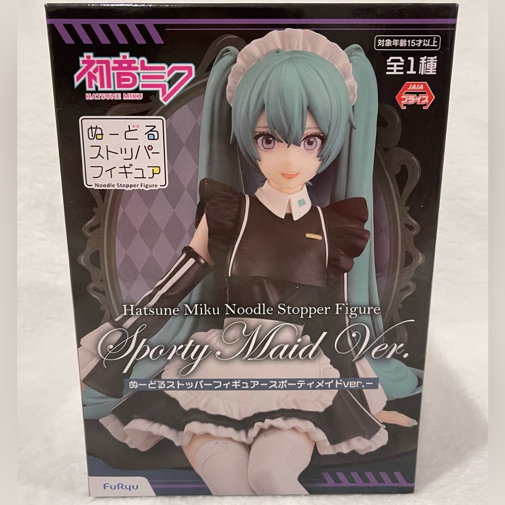 Hatsune Miku - Noodle Stopper Figure -Sporty Maid Ver - BNIB